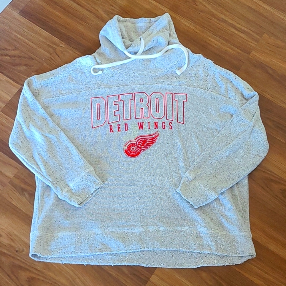 Detroit Red Wings Cowl Neck Sweater